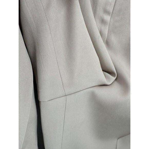 Talbots Pleated‎ Front Pants Womens Size 12 Beige Corpcore Neutral Capsule FLAW - Picture 10 of 14